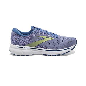 Brooks Ghost 14 Womens Road Running Shoes Purple/Blue/Yellow | USA-LUB819326